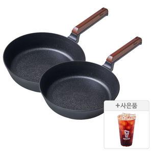 도루코 헤이즐 IH 2종(프라이팬 24cm + 프라이팬 28cm)
