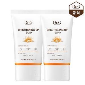 닥터지 브라이트닝 업 선 플러스 50mL x2개/ SPF50+/PA+++/보송 톤업 크림