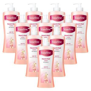 바세린 핸드 앤 네일 로션 450ml x 10개 대용량 고보습 영양 크림 핸드크림 손과 손톱 영양케어