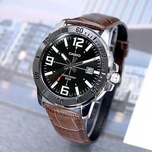 정품 스타샵 MTP-VD01L-1B CASIO 카시오 가죽 시계 c39