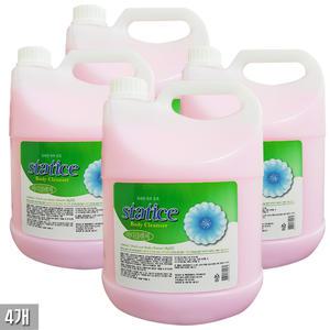 스타티스 바디워시 4000ml x 4개 대용량 리필용 업소용