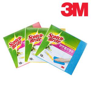 3M 행주 천연펄프 독일행주 10매입