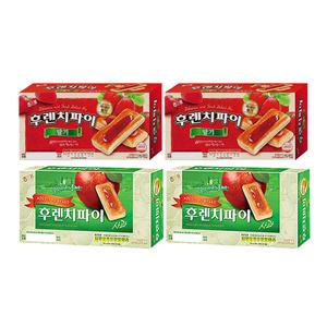 해태제과 후렌치파이 딸기 192g 2개 + 사과 192g 2개(총4개)