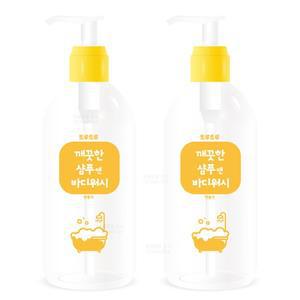 토루토루 깨끗한샴푸 바디워시 400ml 2개SET