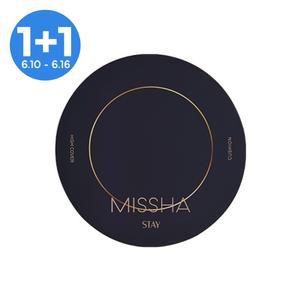 [1+1][미샤] 스테이 쿠션 하이커버 SPF30/PA＋＋ (21호 바닐라) 14g
