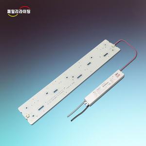 LED모듈 주방 욕실 20W 418x70 안정기 교체 삼성LED 6500K 절연KS
