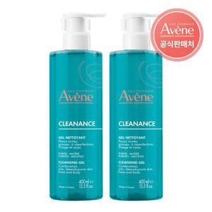 [아벤느공식] 클리낭스 클렌징 젤 400ml 2개