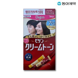 비겐 크림톤 40g 7G 자연 흑갈색 염색약, 1개