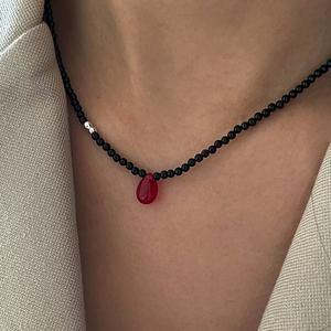 [프리모떼]PRN188 STONE JELLY NECKLACE
