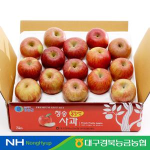[대구경북능금농협]청송 가정용 부사 사과 3kg 12-15과