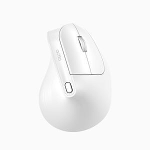 엑토 충전식 저소음 손목보호 버티컬 무선 블루투스 마우스 BTM-12 화이트