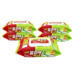 위생대장 물걸레청소포 고급형 중형 25매X5팩 밀대걸레/손걸레/유해세균99.9%살균 소독/두툼/양면사용