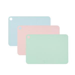 글라스락 베이비 TPU 도마 3P 세트 파스텔, 1개