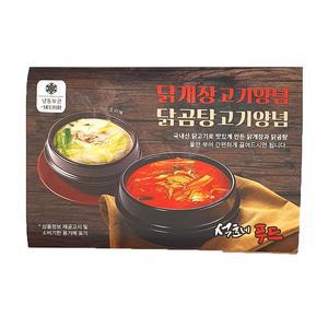 [산정마을]진하게 우려낸 닭개장+닭곰탕 2세트(총4팩)