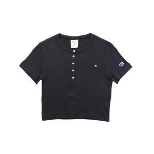 챔피온 여성 반팔 크롭 골지 티셔츠 115156 KK001