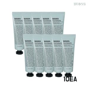 로로벨 와와치약 고추냉이 구취예방 불소 치약 100g 10개