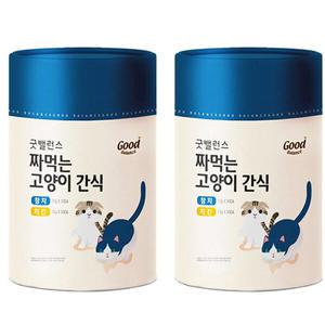 굿밸런스 짜먹는 간식 참치 치킨 60P x 2개