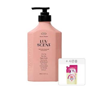 럽센트 바디워시 플라워마켓 화이트튤립향, 500ml, 1개 + 증정(랩신 컬러체인지 핸드워시 베리향, 리필, 200ml, 1개)