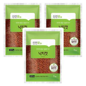 신선애 낙지젓 1kg x 3개
