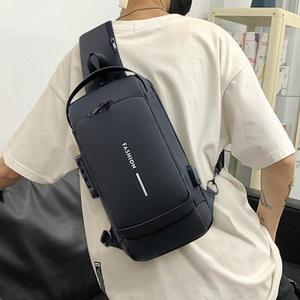 [디어백] 캐주얼 팩세이프 도난방지 슬링백 CH0396Y