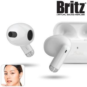 브리츠 MiniPods 블루투스 이어폰 무선 5.3v 오픈형 초소형 초경량 생활방수 터치 음악 통화
