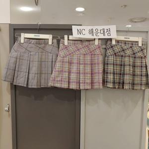 [보리보리/오후]걸그룹 언니야 스타일~~스쿨 체크 스커트 OHWH23S51