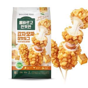 [신세계푸드][본사배송]올바르고 반듯한 감자 모짜 찰핫도그 90g18개