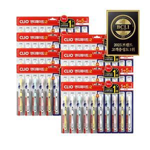 크리오 덴티메이트 시즌2 초극세모 칫솔 5+5입 x8개(총 80개)