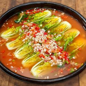 셰프애찬 별미 꽁보리 김치 얼갈이 물김치 2kg+1kg 덤)