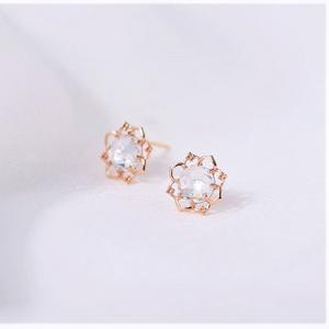 [롯데백화점]로이드 [GB] 화이트 블라썸 10k Gold 귀걸이 LPTJ1011T