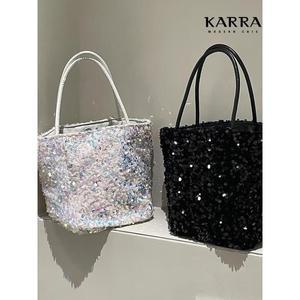 [하프클럽/]KARRA 스팽클파티토트백_A4M0619