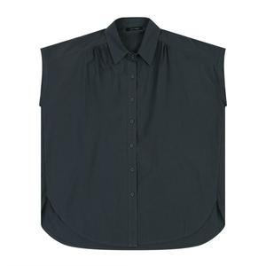 [코데즈컴바인](대구신세계) 카라넥 핀턱 루즈핏 블라우스 (CJB-BL380W5)