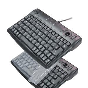 키보드코리아 유선 트랙볼 미니키보드, 계림산업 R4000UT 블랙 USB 키스킨포함