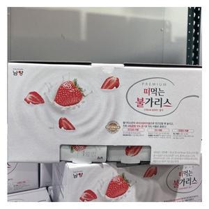 남양 떠먹는 불가리스 85gx16 딸기 복숭아