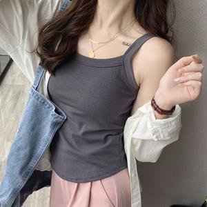 브라캡 나시 기본 탱크탑 데일리 캡내장 이너 슬리브리스