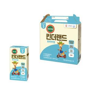 킨더랜드 프리미엄 3단계 190mlx16팩x1박스  16팩)