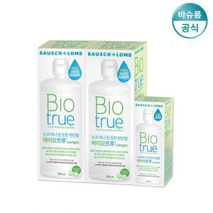 [공식] 바슈롬 바이오트루 렌즈세척액 500ml x2개 + 120ml