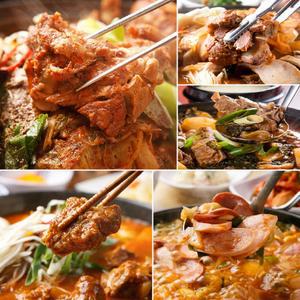 미식가 매운갈비찜 햄가득부대찌개 푸짐감자탕 반찬 야식 깔끔한해장 여행용간편요리