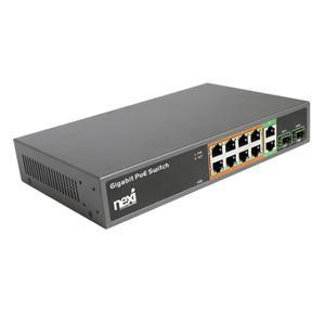 8+2+2SFP 기가비트 POE 스위칭허브 NX1237 NX-POE1008G-V2 [H@lu]