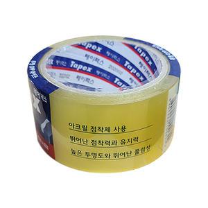 테이팩스 투명 OPP박스테이프 1박스(50개입)/48mmx40m/포장용