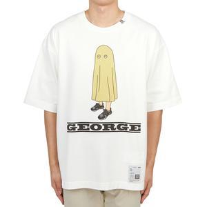 메종미하라야스히로 남성 반팔티셔츠 A12TS683 WHITE