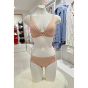 갤러리아 베이지 노와이어 매직컴포트 딥브이 브라햄팬티셋트 TBWBRR11BE TBWBP
