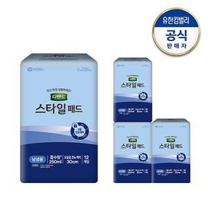 스타일 패드 남성 프리사이즈 12매x4팩