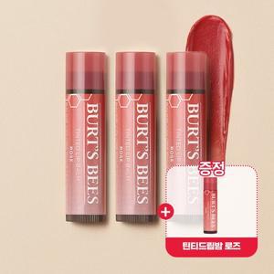 (+틴티드립밤 로즈 증정)버츠비 틴티드 립밤 로즈 3개