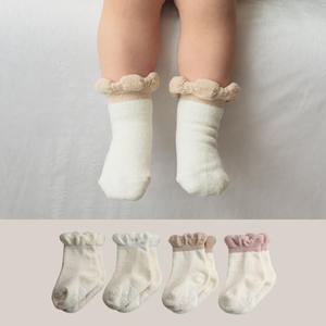 하이베이비 아기/유아/아동 러플 수면 양말