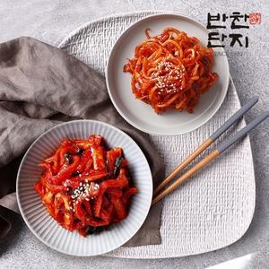 반찬단지 진미채무침1kg+무말랭이1kg 밑반찬종류 저녁메뉴 반찬가게