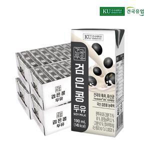 건국두유 검은콩 두유 190ml 96팩