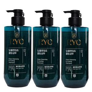 려 청아 딥클렌징 앤 쿨링 샴푸  480ml 2개