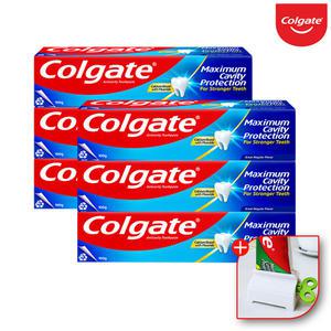 콜게이트 colgate 1450ppm 잇몸 충치 예방 불소 레귤러 치약 100gx6개+치약짜개