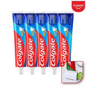 콜게이트 colgate 1450ppm 잇몸 충치 예방 불소 레귤러 치약 175gx5개+치약짜개